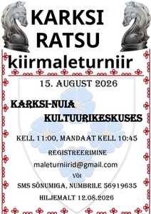 Kiirmaleturniir Karksi Ratsu